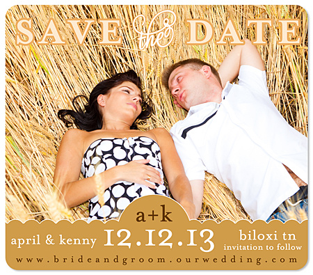 "Little Charmer" Save the Date Magnet